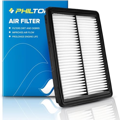 فلتر هواء المحرك PHILTOP، CA11942 بديل لـ Sonata 2.0L Hybrid 2016-2019، Sonata 2.4L Gas 2015-2019، Optima 2.0L Hybrid 2017-2020، Optima 2.4L Gas 2016-2020 يحمي المحرك ويحسن التسارع in Saudi Arabia