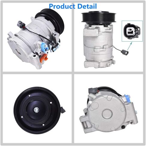 labwork AC Compressor & A/C Clutch CO 28003C Fit for Honda Accord 2.4L 2003 2004 2005 2006 2007 10345430 10349951 in Saudi Arabia