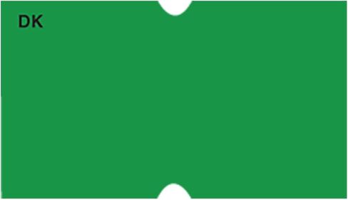 DayMark Safety Systems-IT110418 ملصق دائم فارغ لرمز التاريخ، لمسدس تحديد الخط الواحد DM3 SpeedyMark Express 10، أبيض (عبوة من 8 بكرات) in Kuwait