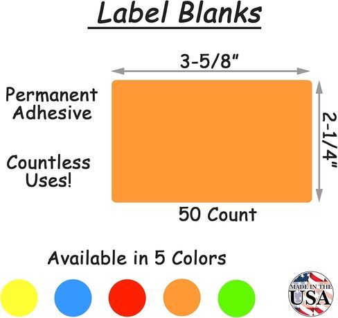 Tag-A-Room 2 x 3 Name Tag Stickers 150 Color Coded Labels Assorted Variety Pack in Saudi Arabia