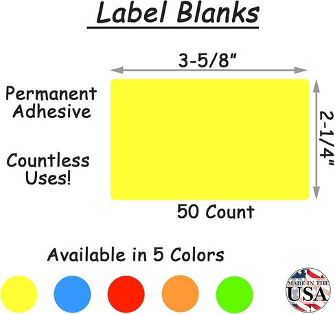 Tag-A-Room 2 x 3 Name Tag Stickers 150 Color Coded Labels Assorted Variety Pack in Saudi Arabia