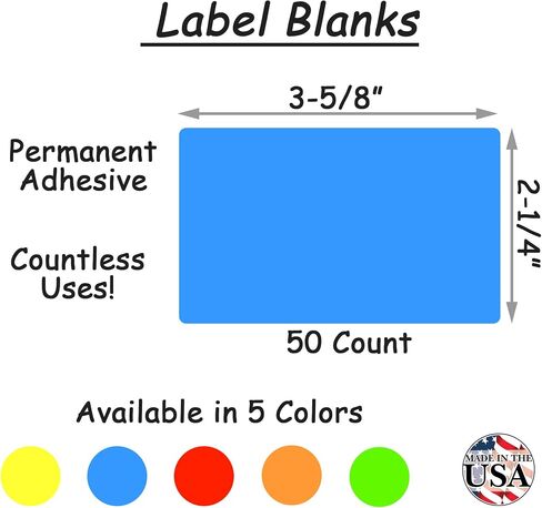 Tag-A-Room 2 x 3 Name Tag Stickers 150 Color Coded Labels Assorted Variety Pack in Saudi Arabia