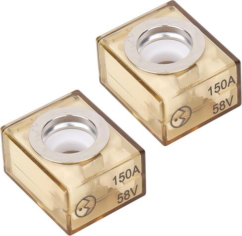 Terminal Fuse Safego 300A Marine Rated Battery Fuse (MRBF) 58V DC Max IP66 Waterproof for The Circuit Protection of Automobiles RVs Cranes Ships Charging Piles,Pack of 2 in Saudi Arabia