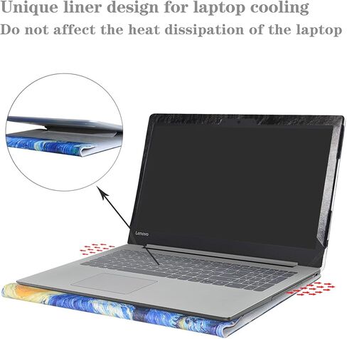 Alapmk Protective Case Cover for 15.6" Lenovo Ideapad 320 15 320-15ikb 320-15iap 320-15abr/Ideapad 330 15 330-15IKB 330-15AST/Ideapad 520 15 520-15ikb Laptop(Note:Not fit Ideapad 320s/330s),Love Tree in Kuwait