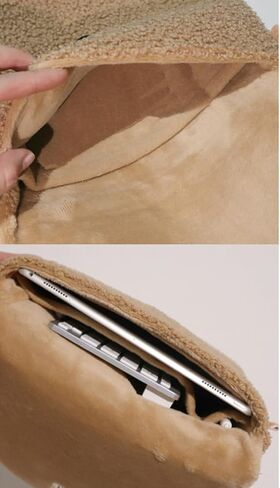 9-11 Inch Tablet Sleeve Case Fit iPad Pro 11 Air 4 10.2 Tab Protective Bag Fluffy Animal Laptop iPad Carrying Case in Saudi Arabia