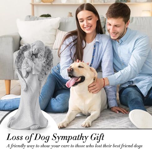 Pet Memorial Gifts for Dog, Dog Memorial Gifts for Loss of Dog, Sculpted Hand-Painted Figure Loss of Dog Sympathy Gift Pet Loss Gifts Dog Mom Gifts in Kuwait
