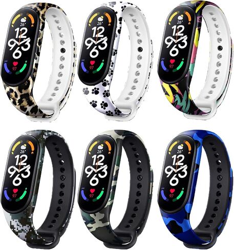 Bands Replacement for Mi Band 7 Strap Wristbands Compatible with Xiaomi Mi Band 7 Smartwatch Accessories Colorful Bracelet for Women Men Silicone Smart Watch Xiaomi 7 Wrist Band in Saudi Arabia
