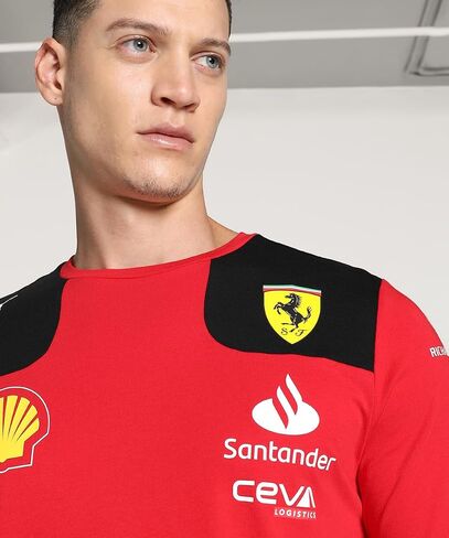 Scuderia Ferrari - 2023 Team T-Shirt - Men - Red - Size: XL in Saudi Arabia