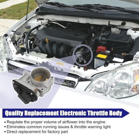 X AUTOHAUX S20040 7T4Z-9E926-FA مجموعة جسم الخانق الإلكترونية للسيارة لفورد إيدج 2007-2010 لفورد E-150 2007-2014 لنكولن MKS 2009-2012 in Saudi Arabia