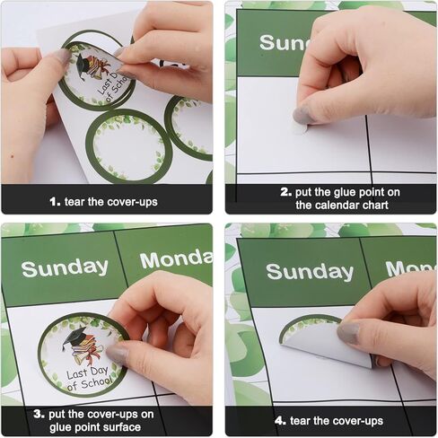 102Pcs Boho Greenery Classroom Calendar Bulletin Board Preschool Classroom Wall Calendar Set Weather Board for Kids Toddlers Elementary Teacher Must Haves for Classroom Bulletin Board Home Decoration in Kuwait