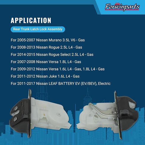 90502-4CL0A Rear Trunk Door Lock Latch Actuator for Nissan Murano 2015-2023 Nissan Rogue 2014-2020 905024CL0A in Saudi Arabia