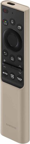 SAMSUNG SolarCell Remote, Solar Powered, Self-Charging TV Remote Control, USB-C Rechargeable, Made of Recycled Materials, VG-TM2180ES/ZA, Black in Saudi Arabia