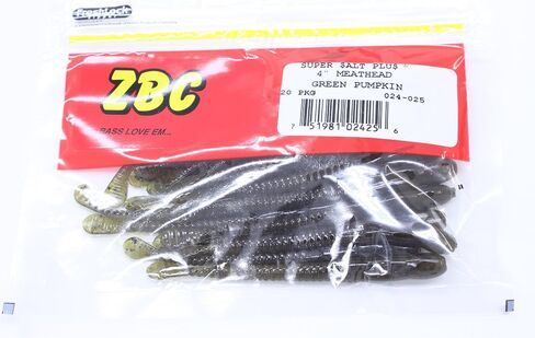 Zoom Bait 4-Inch Meathead Bait-Pack of 20 in Saudi Arabia
