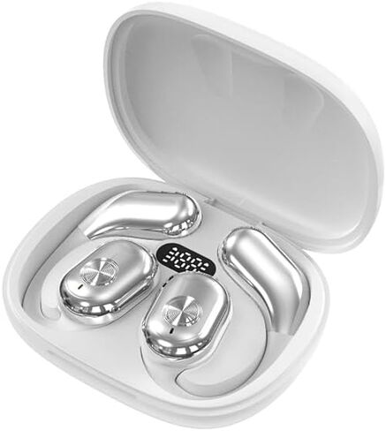 Ultra-long standby over-ear wireless bluetooth headset, universal mobile phone, computer, sports, car wireless bluetooth headset, sports bluetooth headset (white) in Saudi Arabia