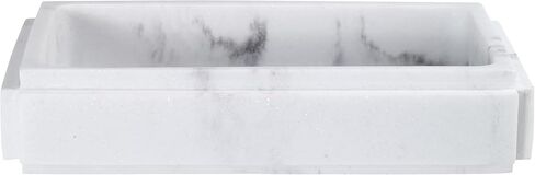 Avanti Linens - Covered Jar, Multipurpose, Home Décor, Marble Inspired Bathroom Décor (Catania Collection),Gray in Saudi Arabia