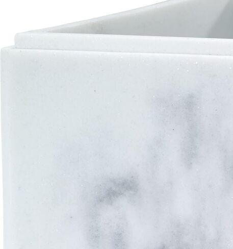 Avanti Linens - Covered Jar, Multipurpose, Home Décor, Marble Inspired Bathroom Décor (Catania Collection),Gray in Saudi Arabia