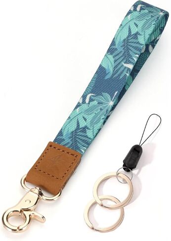 Keychain Lanyard Wristlet Strap, Stylish Wrist Keychain for Key, Cellphone, ID Card Holder, Wallet, Camera, Car Key, USB in Saudi Arabia