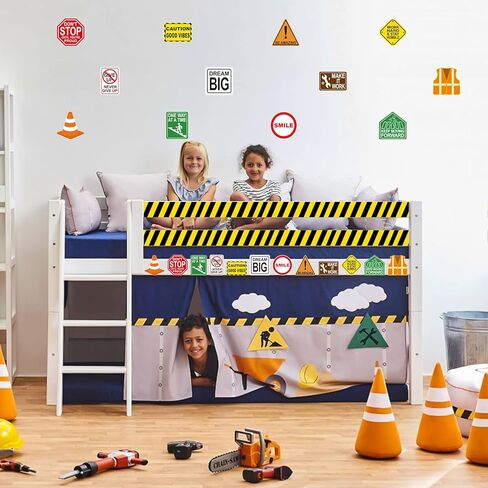 48 Pcs 6" Under Construction Positive Sayings Accents Bulletin Board Cutout Set Classroom Learning Zone Decor in Kuwait