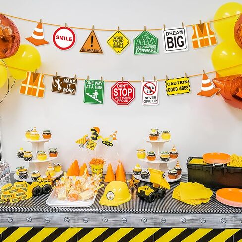 48 Pcs 6" Under Construction Positive Sayings Accents Bulletin Board Cutout Set Classroom Learning Zone Decor in Kuwait