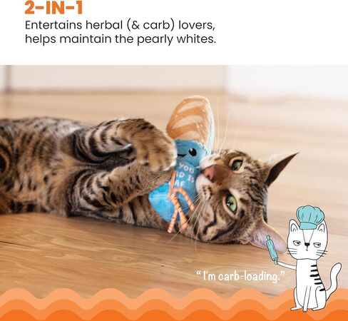 Catstages Loaf Kicker Catnip Toy and Dental Toy for Cats Bread Themed Funny Catnip Stuffed Kicker Toy, Tan in Saudi Arabia