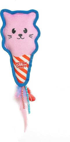 Catstages Loaf Kicker Catnip Toy and Dental Toy for Cats Bread Themed Funny Catnip Stuffed Kicker Toy, Tan in Saudi Arabia