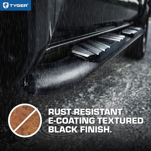 Tyger Auto 3.5" Rider Running Boards Compatible with 2009-2018 Dodge Ram 1500; 2010-2024 2500 3500; 2019-2024 Classic | Reg Cab | TG-SS2D35588 | Side Step Rail Nerf Bars in Saudi Arabia