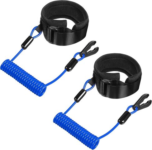 2 Pieces Stop Kill Safety Lanyard Boat Engine Emergency Stop Switch Outboard Engine Switch Lanyard Emergency Cut Off Cord Safety Lanyard Cord Replacement for Most Board Engine(Red) in Saudi Arabia