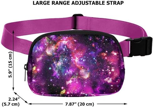WIRESTER Unisex Waist Belt Bag with Adjustable Strap, Fashionable Crossbody Fanny Pack Bag For Travel Running Hiking - Ocean Sea Turtles in Saudi Arabia