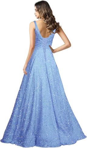 Women's Prom Dress Long 2024 Sexy V Meck Evening Dress A Line Military Ball Gown Party Dresses in Saudi Arabia