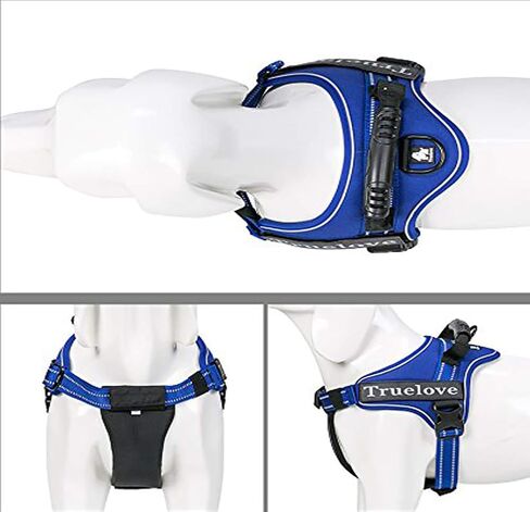 Truelove Dog Harness No-Pull Reflective Stitching Ensure Night Visibility Outdoor Adventure Big Dog Harness Perfect Match Puppy Vest TLH5753 Now Available in 6 Colors 6 Sizes in Saudi Arabia