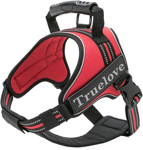 Truelove Dog Harness No-Pull Reflective Stitching Ensure Night Visibility Outdoor Adventure Big Dog Harness Perfect Match Puppy Vest TLH5753 Now Available in 6 Colors 6 Sizes in Saudi Arabia