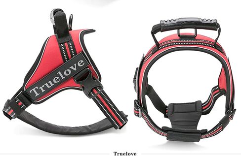 Truelove Dog Harness No-Pull Reflective Stitching Ensure Night Visibility Outdoor Adventure Big Dog Harness Perfect Match Puppy Vest TLH5753 Now Available in 6 Colors 6 Sizes in Saudi Arabia
