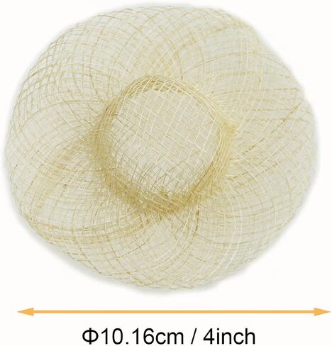 XGNG 6PCS 4 Inches Miniature Doll Hats Mini Imitation Straw Knitting Hats for Dollhouse DIY Craft Decoration Accessories in Saudi Arabia