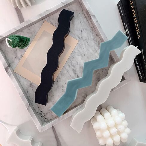 Silicone Candle Molds, Unique Silicone Resin Mold for Pillar Aromatherapy Candle Soap Wax Making, Epoxy Casting Mold for DIY Resin Clay Craft Art Supplies Home Decoration in Saudi Arabia