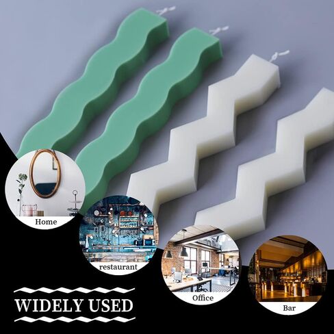 Silicone Candle Molds, Unique Silicone Resin Mold for Pillar Aromatherapy Candle Soap Wax Making, Epoxy Casting Mold for DIY Resin Clay Craft Art Supplies Home Decoration in Saudi Arabia