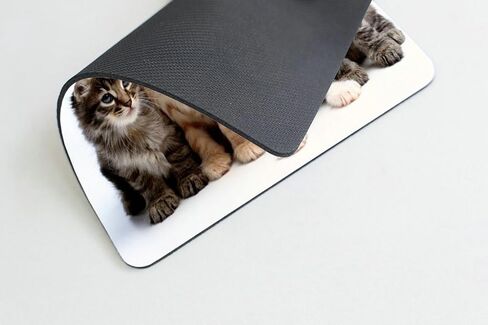 Smooffly Cats Mouse pad for Computers, Kittens Family Cats Mouse Pad in Kuwait