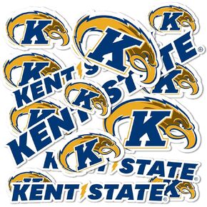 Kent State University Sticker KSU Golden Flashes Stickers Vinyl Decals Laptop Water Bottle Car Scrapbook T1 (Type 1-1)