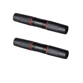 Waterproof Dustproof RJ45 Coupler Female-to-Female Adapter (2 Pack Black) Cat7/Cat6/Cat5e/Cat5 Extend The Length of a Ethernet Patch Cable Connector IP67 Shielded Outdoor Ethernet Coupler