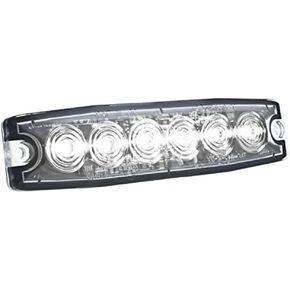 HELLA H22895051 MST6 رأس إضاءة LED صغير، 12/24 فولت، 23 نمط وامض، كهرماني/أبيض