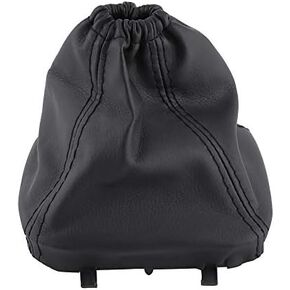 Keenso Shifter Universal Boot, SI-AT34003 PU Leather Gear Shifter Knob Gaiter Dust Cover Replacement for Ford Transit MK7 Black