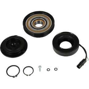 ECCPP A/C Compressor Clutch 2005-2009 Fit for Hyundai Tucson 2.0L CO 21014C AC Compressor Clutch Assembly Kit Pulley Coil Set