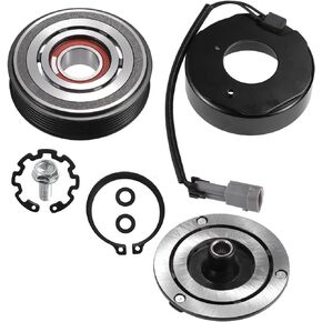 uxcell 1 Set AC Compressor Clutch Kit Replace for Chevrolet Silverado 2500HD 2002-2013 8 CYL 6.6L