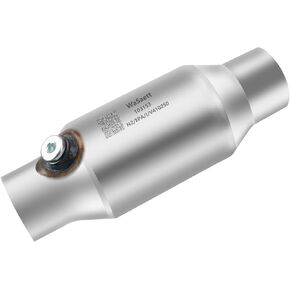 2.5" Universal Catalytic Converter with O2 Sensor Interface, designed for vehicles made before October 2005 (EPA compliant)