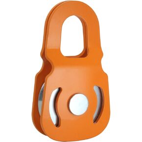 Snatch Block for Winch Recovery, 6 Ton Break Strength, Towing Pulley Blocks 13,000 LBS Capacity, Compact Offroad Accessory for Jeep, Truck, UTV, ATV, Orange