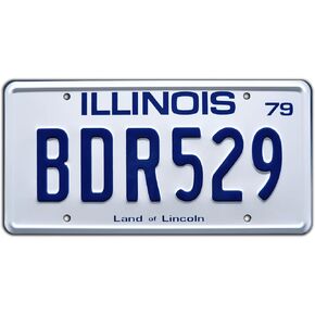 Blues Brothers | BDR529 | Metal Stamped License Plate