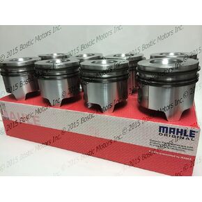 MAHLE Pistons set for Ford 7.3 7.3L Diesel Pistons +.030 Oversize Bore w/Rings 95-03 MAHLE Clevite Set of 8