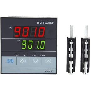 YWBL-WH MC701 Temperature Controller,Digital PID Temperature Controller K Type PT100 Sensor Input Relay SSR Output