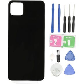 6.3 Inch Cover Glass for Pixel 4XL, Replacement Back Door Cover with Camera Lens, Back Battery Door Panel Housing with Complete Repair Tool Kit, Easy to Install