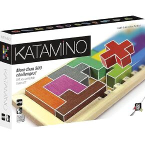 Katamino | The Original Wooden Color Shape Pattern Puzzle Game for Ages 6+ | 1 to 2 Players | 10 Minutes