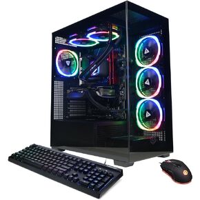 كمبيوتر ألعاب CyberPowerPC Gamer Supreme Liquid Cool، AMD Ryzen 9 7900X 4.7 جيجا هرتز، GeForce RTX 4080 Super 16 جيجا، 64 جيجا DDR5، 4 تيرابايت PCIe Gen4 SSD، جاهز للواي فاي ونظام التشغيل Windows 11 Home (SLC8460A2) in Kuwait
